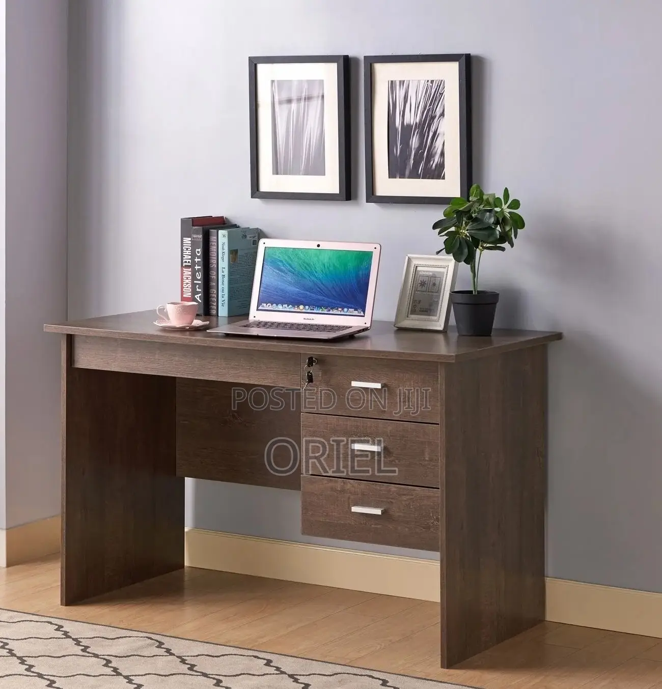 Study Desks; Premium Home Office Desk With Storage