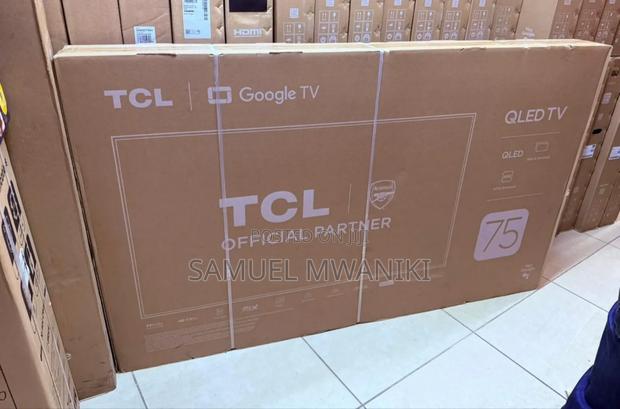 TCL 75′′ Qled Uhd HDR Google Smart Tv Frameless Screen - thumbnail 2