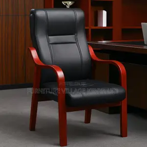 Office Chair; Office Chair ;Executive Office Chair With Mahogany Frame