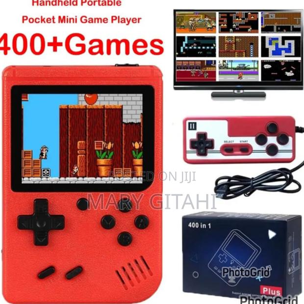 Mini Video Game Console  . In-built 400 Games, - thumbnail 3