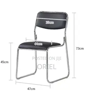Office Chairs; High-Quality Chrome Frame Stack Chair