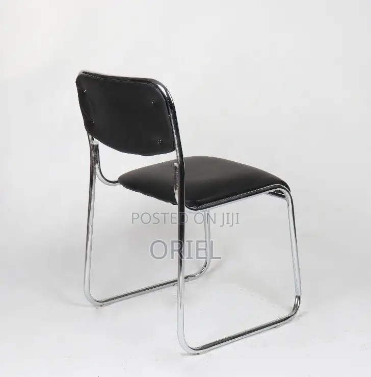 Office Chairs; High-Quality Chrome Frame Stack Chair