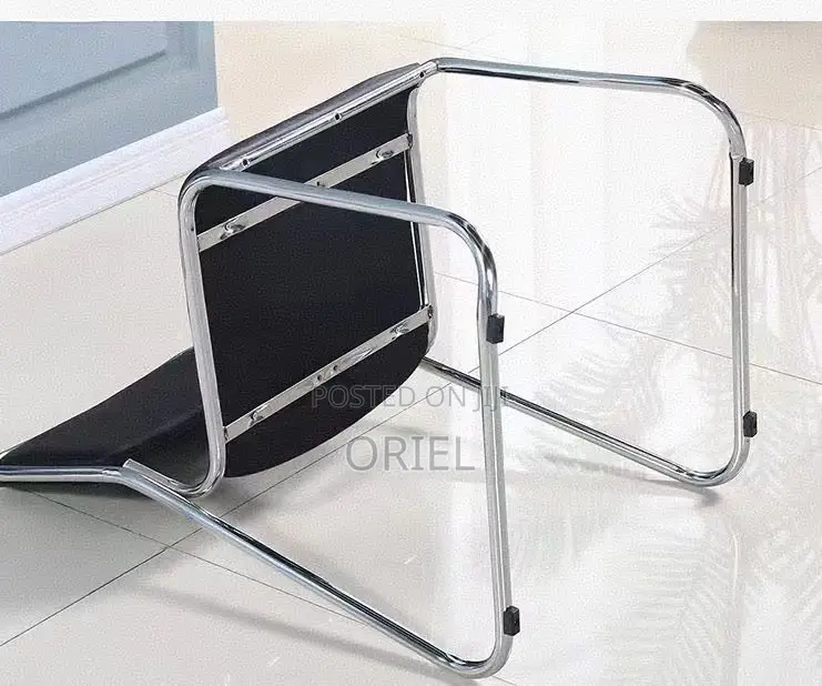 Office Chairs; High-Quality Chrome Frame Stack Chair
