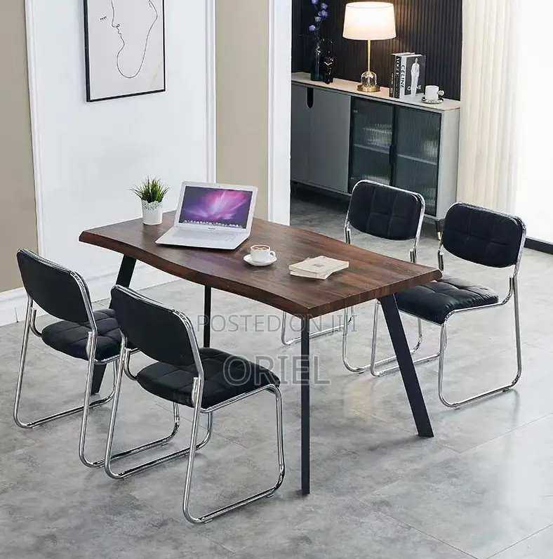 Office Chairs; High-Quality Chrome Frame Stack Chair