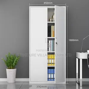 Office Cabinet; 2-door Full Metallic Office Filling Cabinet