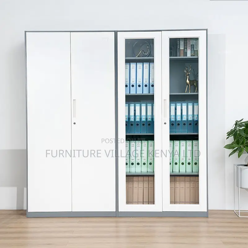 Office Cabinet; 2-door Full Metallic Office Filling Cabinet