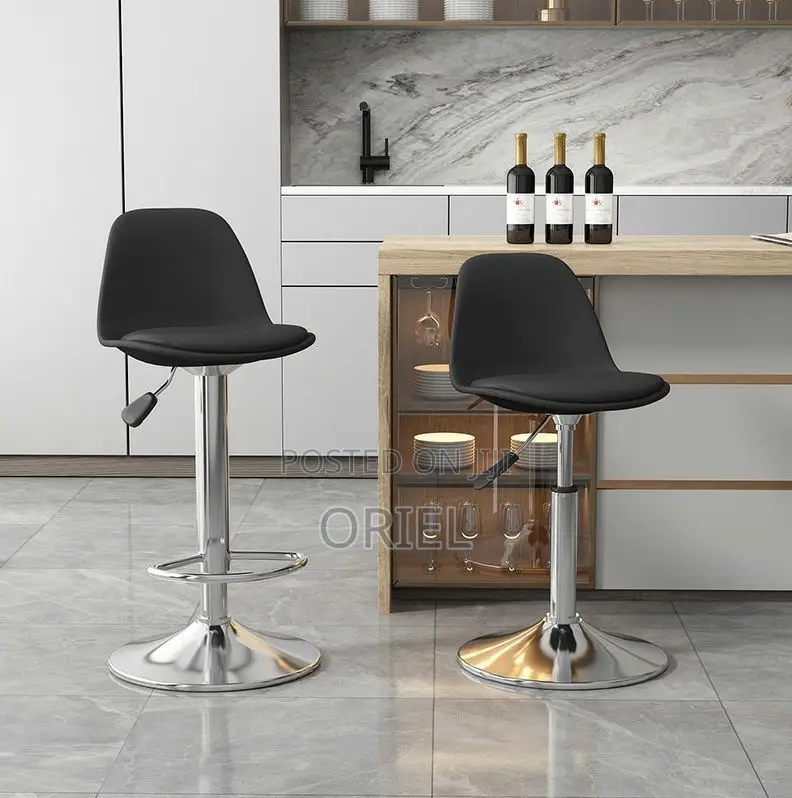 Home Chairs; Minimalist Adjustable Swivel Stool