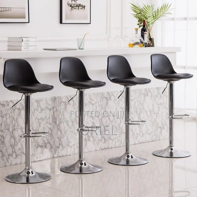 Home Chairs; Minimalist Adjustable Swivel Stool