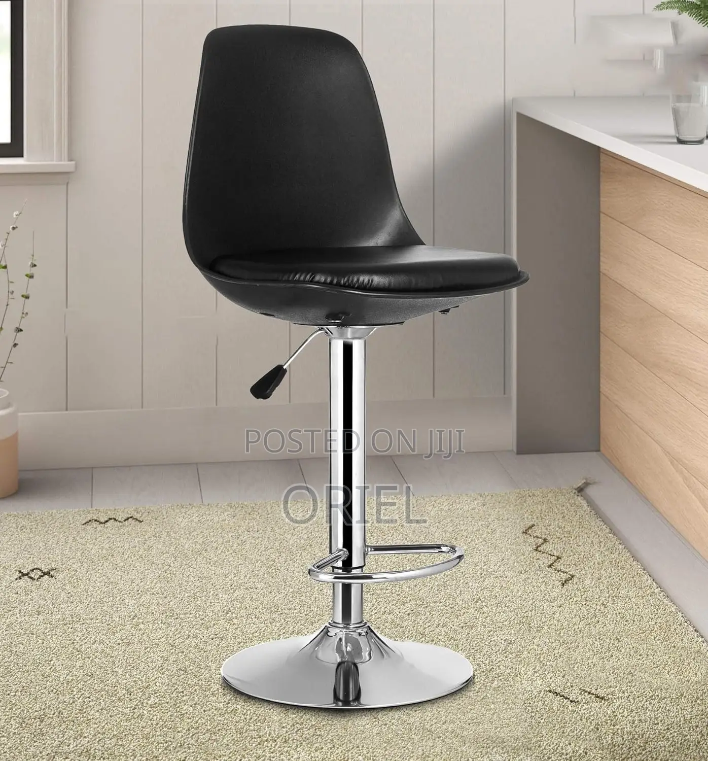 Home Chairs; Minimalist Adjustable Swivel Stool