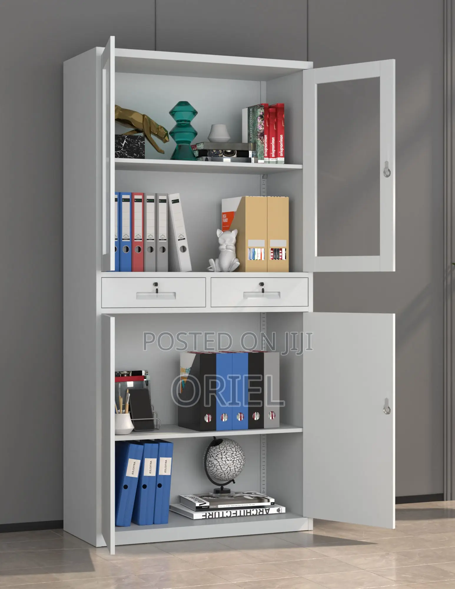 Office Cabinets; Space-Saving Metal Document Organizer Cabinet