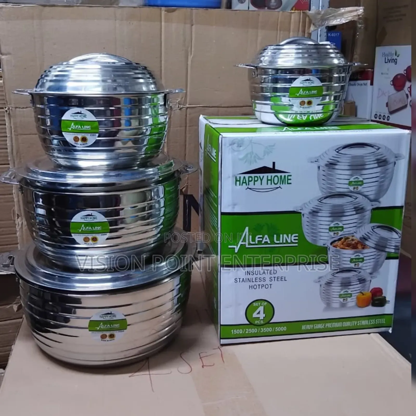 4 Pieces Happy Home Hotpots