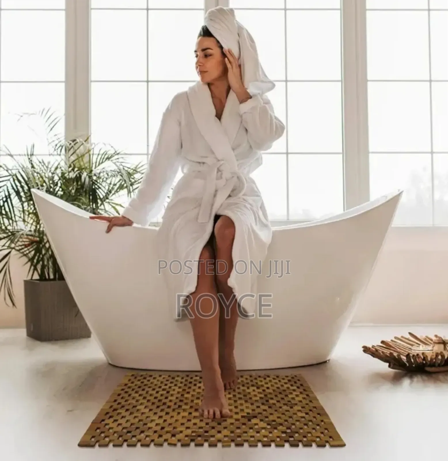 Bamboo Wood Mat- [ 60cm * 40cm]