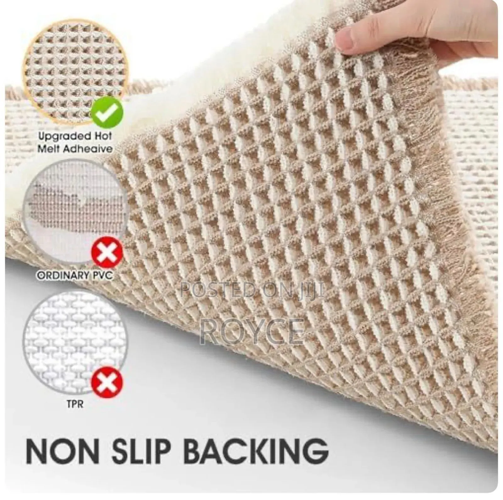 Minimalist Waffle Door Mat - { 46cm* 77cm}