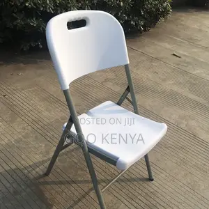 Home Chair; Stackable White Folding Event Chair For Weddings