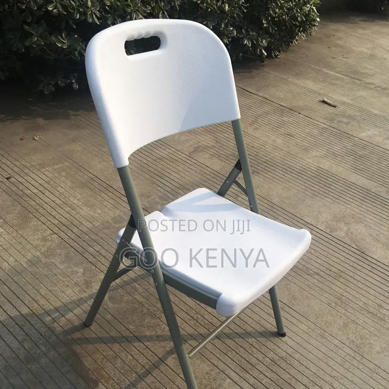 Home Chair; Stackable White Folding Event Chair For Weddings