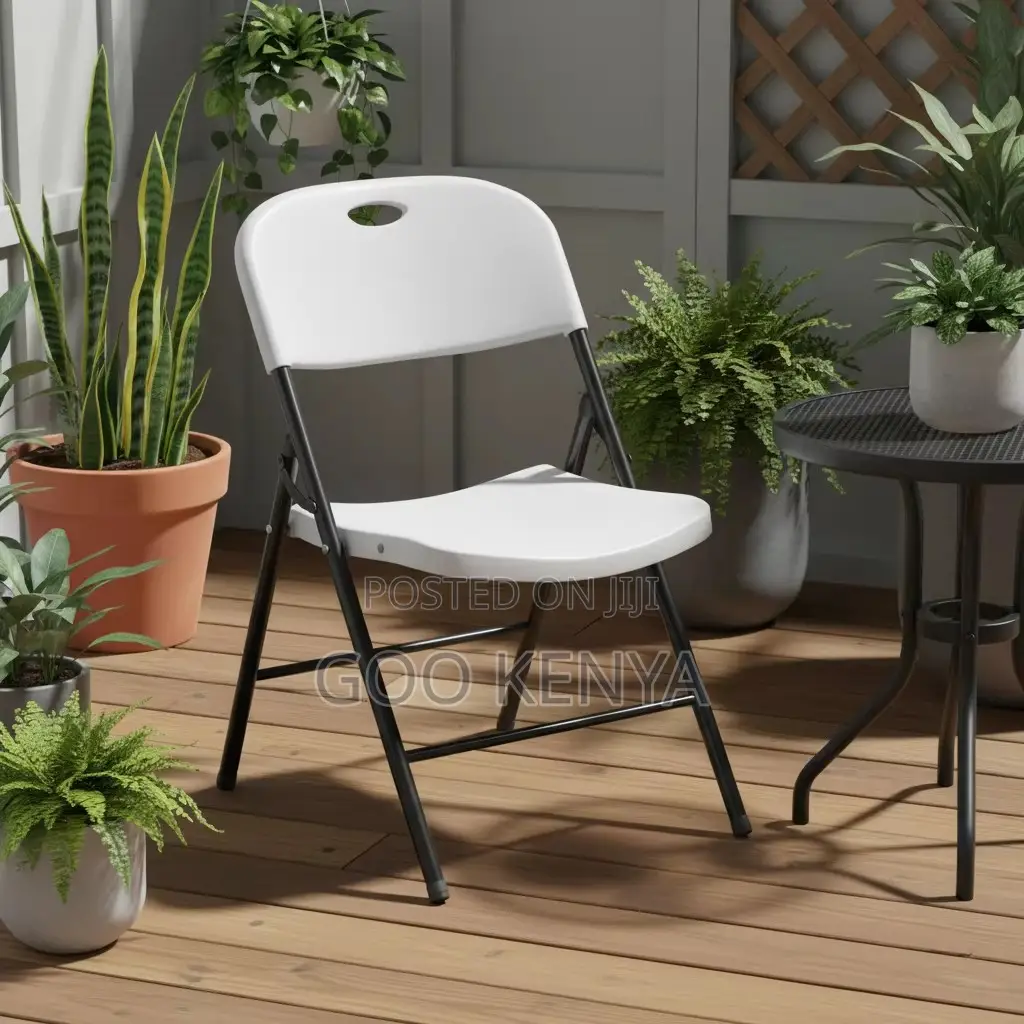 Home Chair; Stackable White Folding Event Chair For Weddings