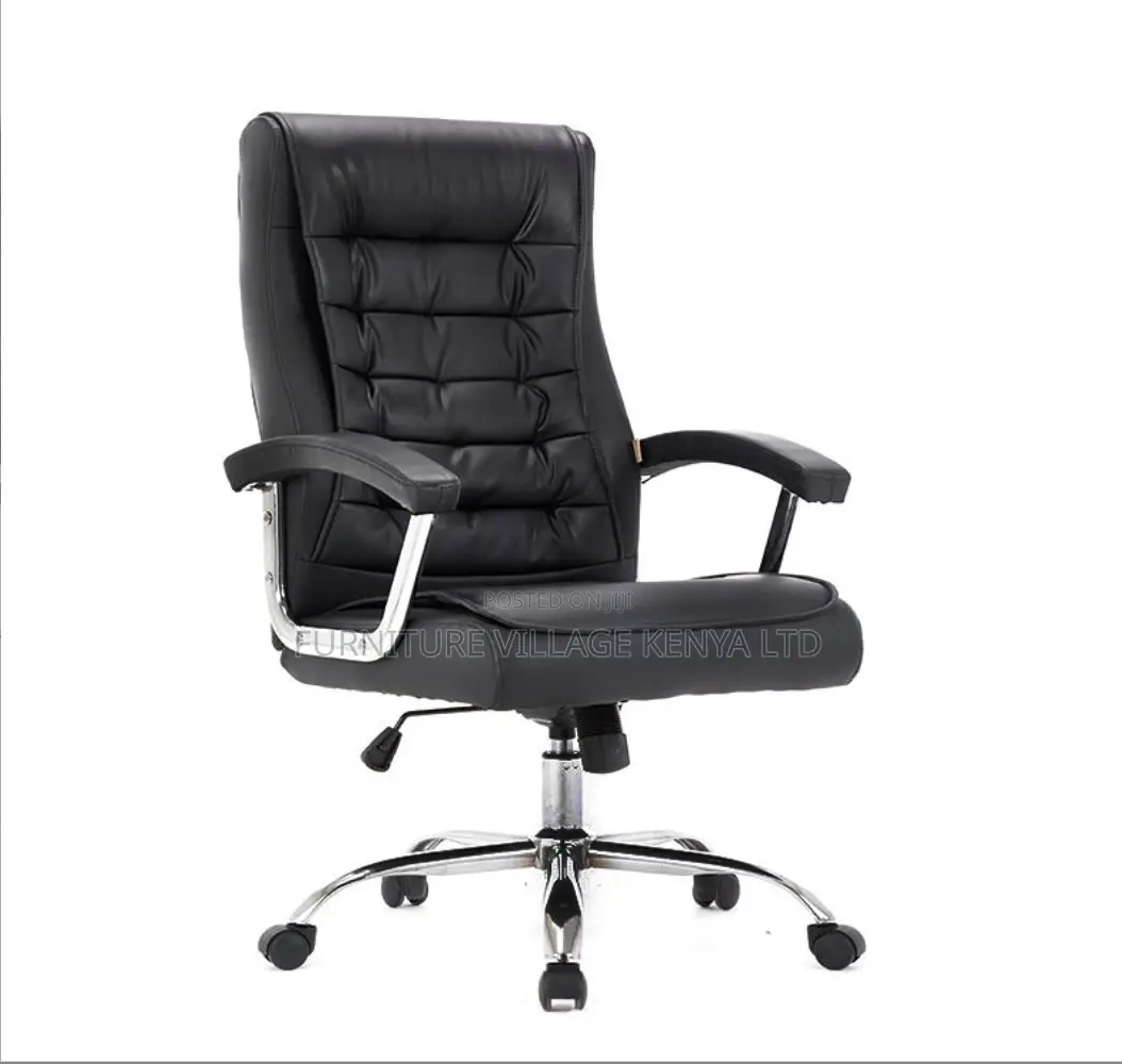 Office Chair; High-back Executive Office Leather Seat