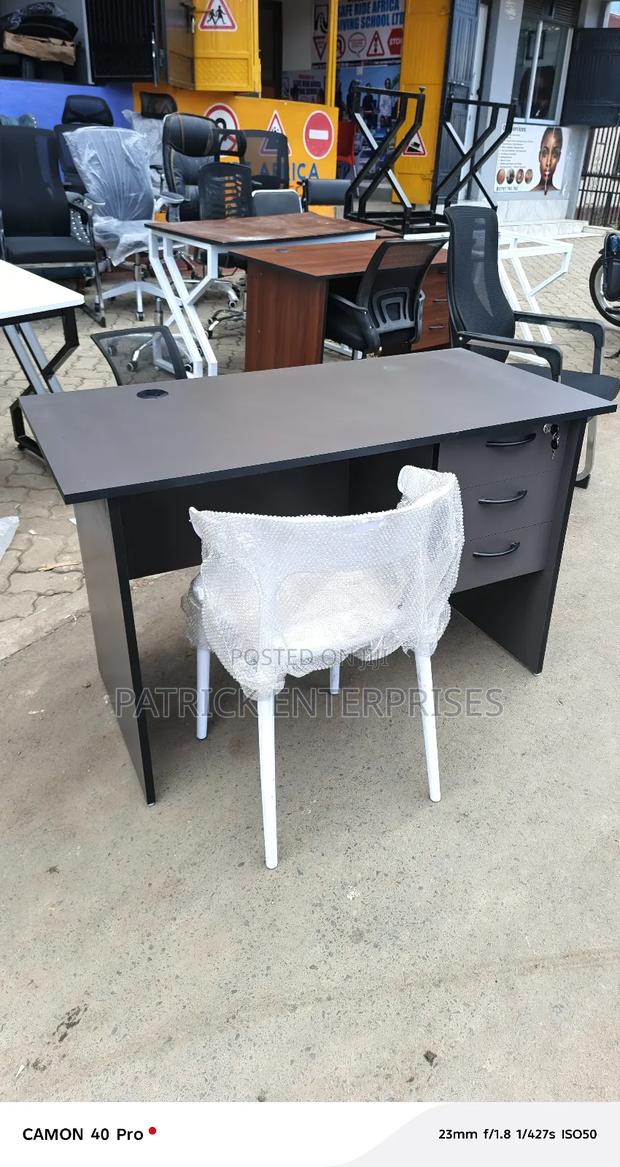 1.2 Mtrs Gray Office/Home Study Desk+Study Chair