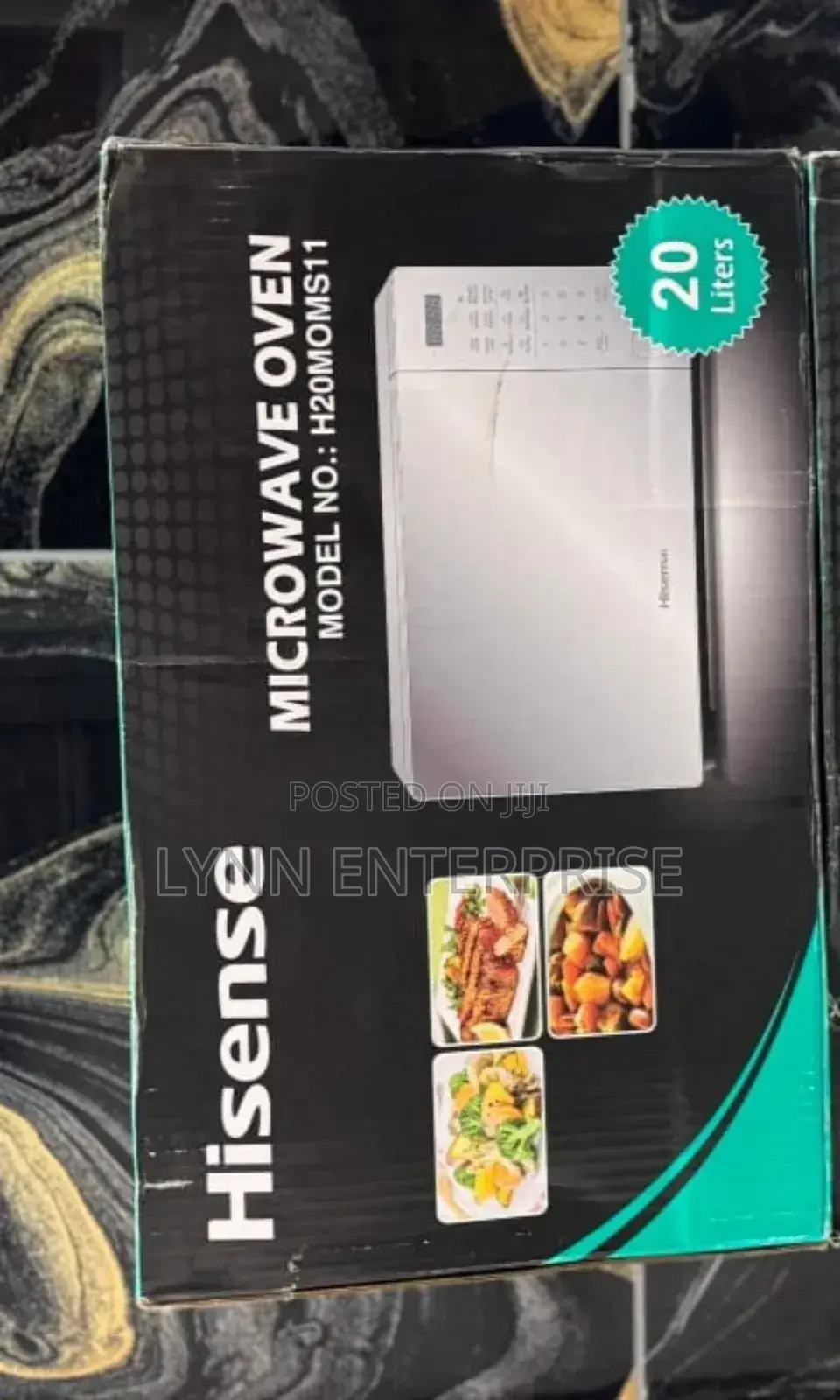 Hisense White Digital Microwave