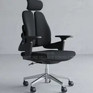 Office Chair; Executive Orthopedic Dual Office Seat