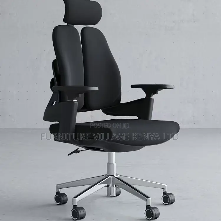 Office Chair; Executive Orthopedic Dual Office Seat