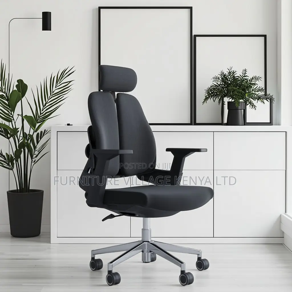 Office Chair; Executive Orthopedic Dual Office Seat