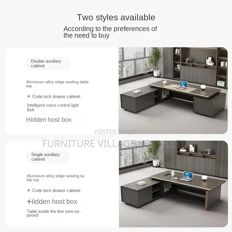 Office Desk; 1.8m Executive Office Table