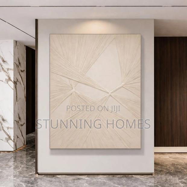 Minimalist Warm Textured Large Wall Art - thumbnail 3