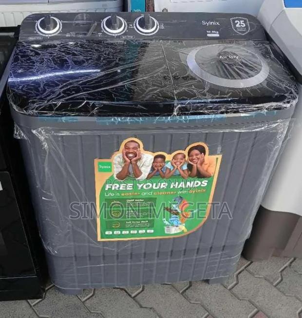 10kgs Twin Tub Top Load Syinix Washing Machine