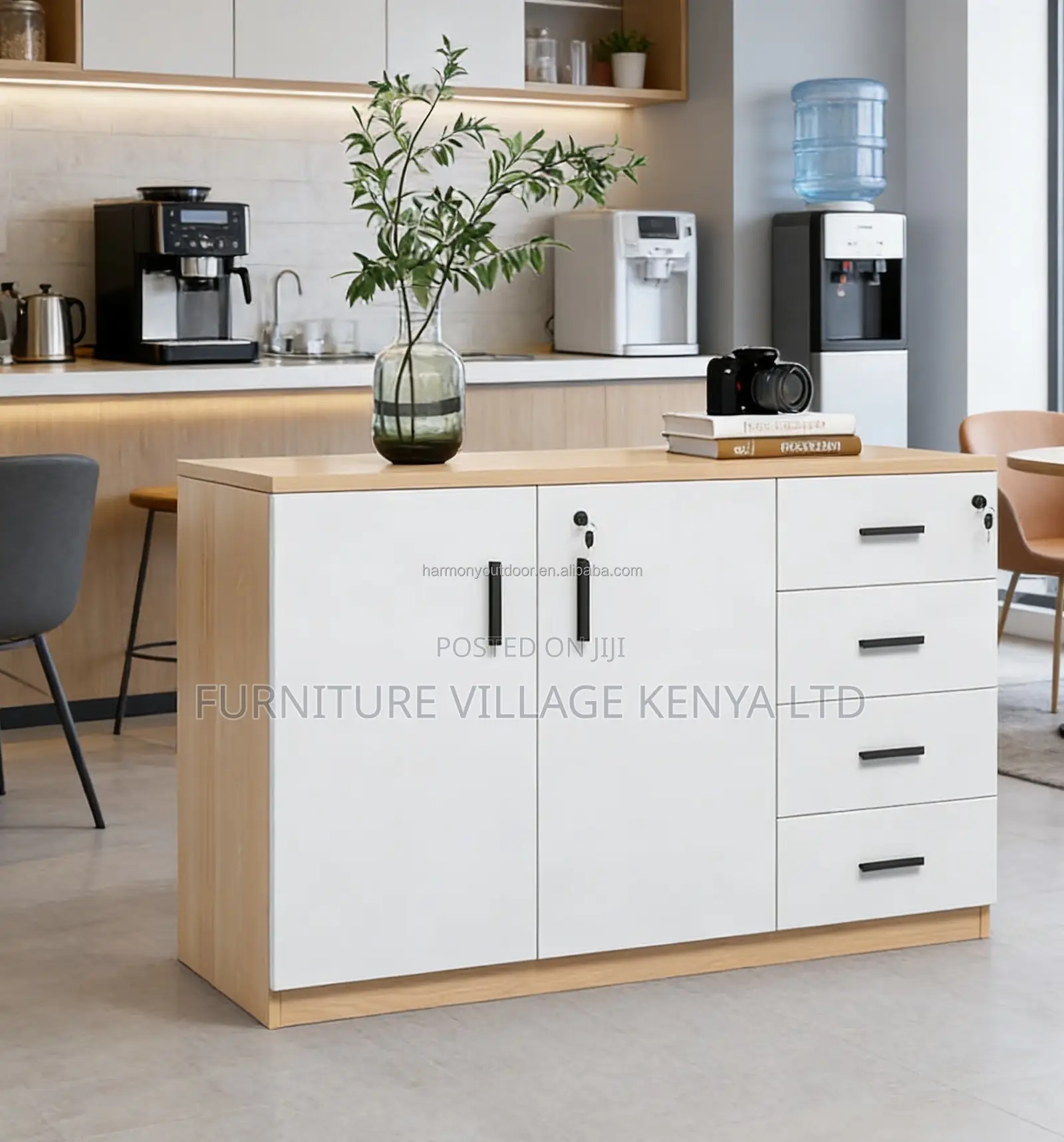 Office Cabinet; 2-door Home Office Credenza Cabinet