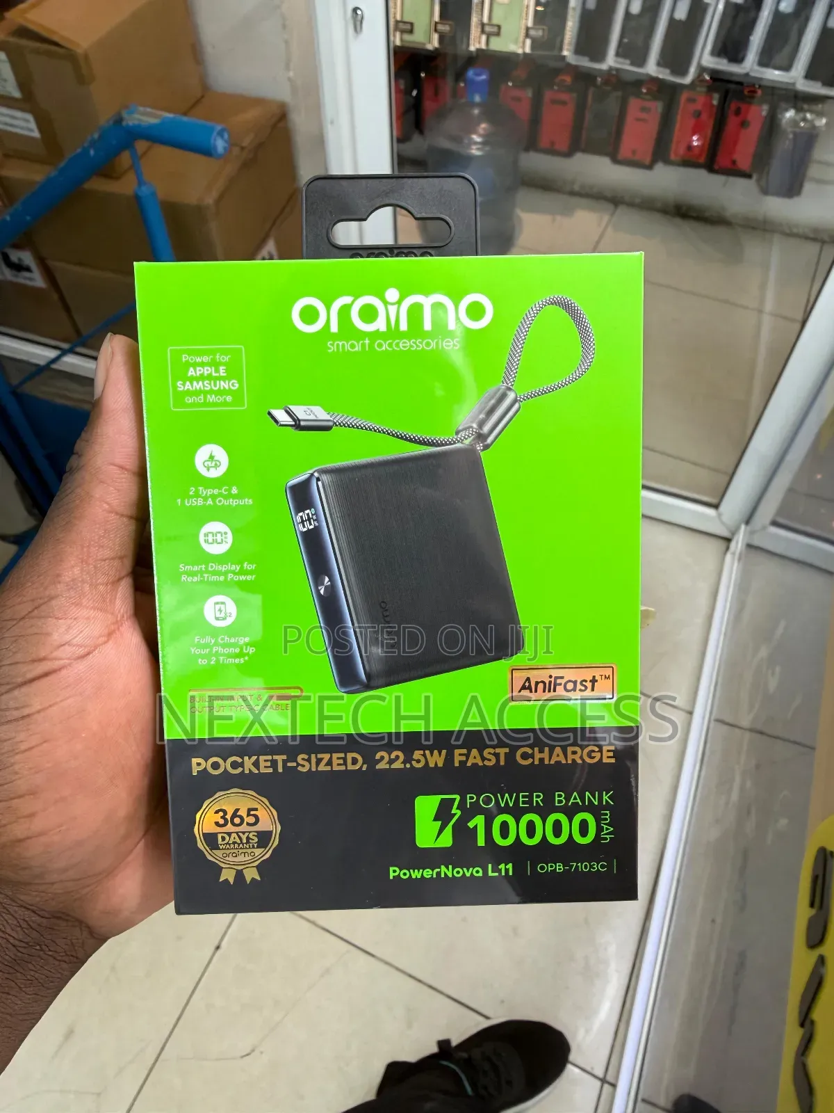 Oraimo Powernova L11 10000mah 22.5w Power Bank