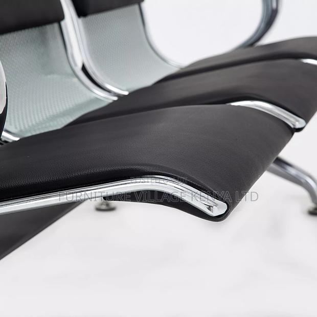 Waiting Bench; 3-seater Waiting Bench With Pu Cushions - thumbnail 6