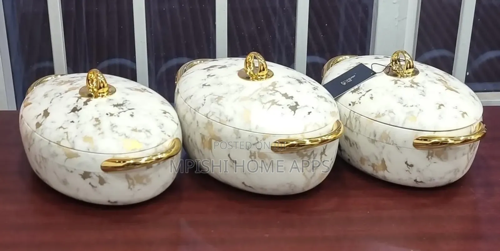 3pcs Forever Gold Insulated Hotpots