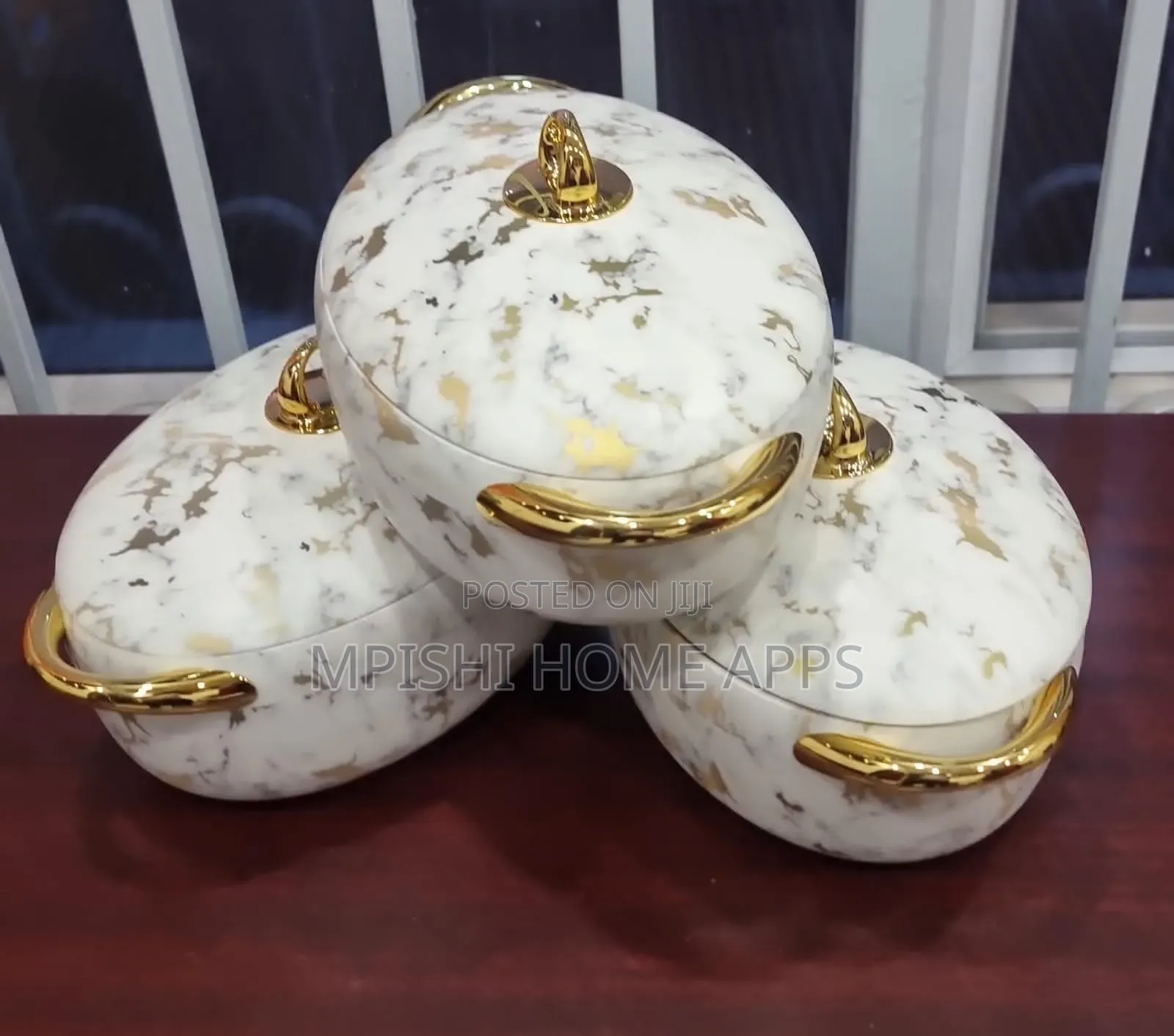 3pcs Forever Gold Insulated Hotpots