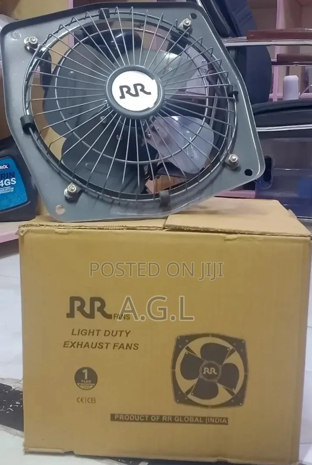Exhaust Fan Metallic 9 Inch