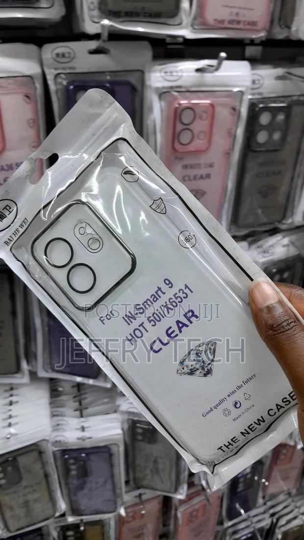 Hiokii Infinix Smart 9 Transparent Case With Camera Lens Protection - thumbnail 3