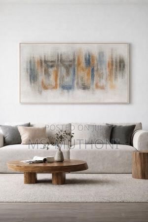 Modern Abstract Brushstroke Artwork (102 × 72 Cm) - thumbnail 2