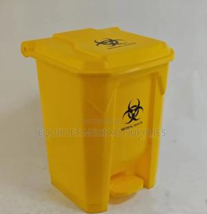 30l Yellow Biohazard Pedal Bin / Waste Bin
