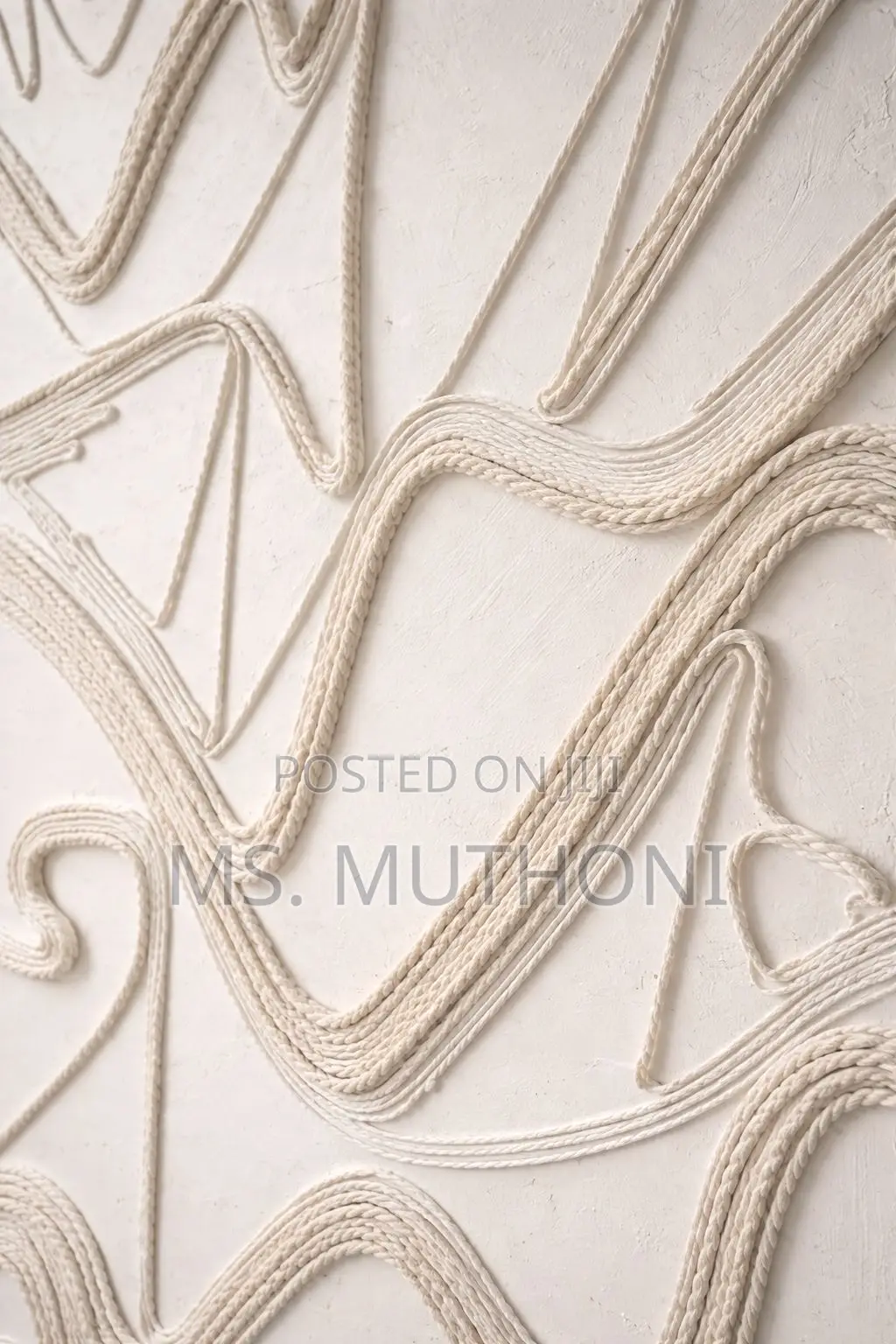 Geometric Pattern Sculptural Textured Wall Art