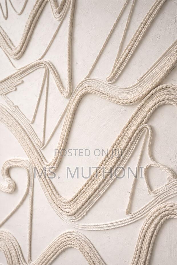 Geometric Pattern Sculptural Textured Wall Art - thumbnail 3