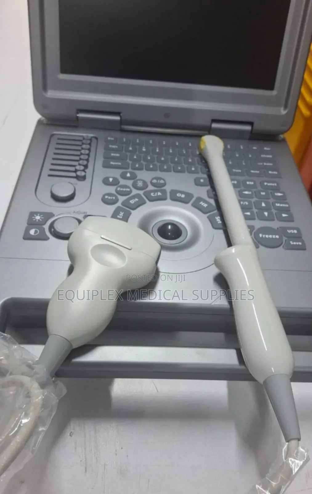 Ultrasound Machine With Transvaginal and Convex Probe