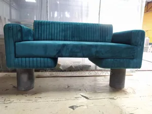 Teal Modern 3 Seater Sofa