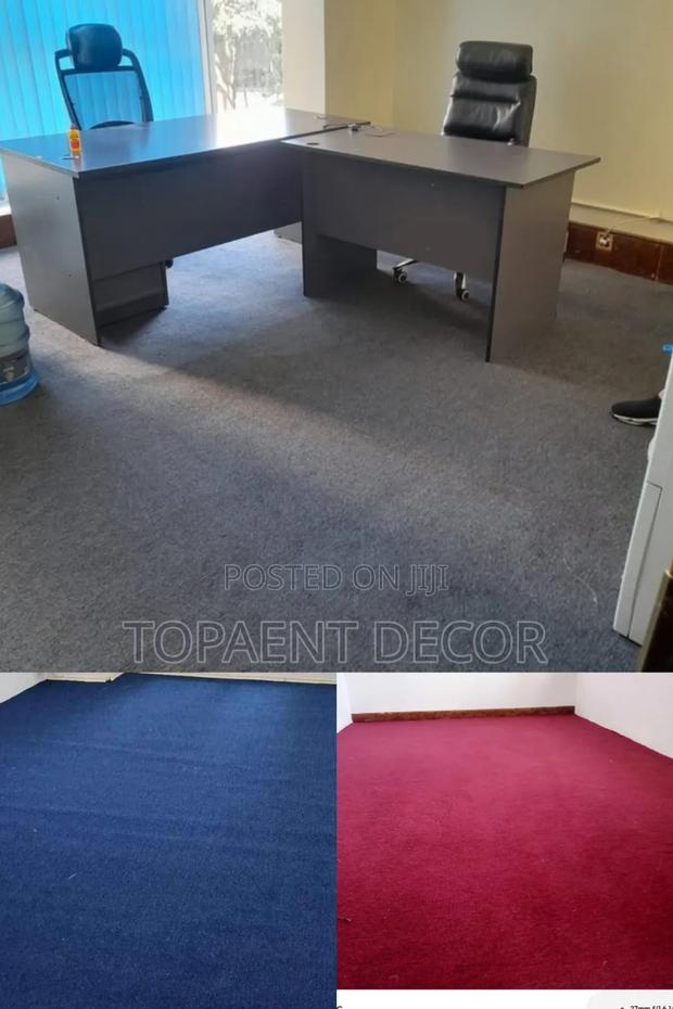 Grey,Blue And Red Wall To Wall Perfect Foundation For A Beautiful Room