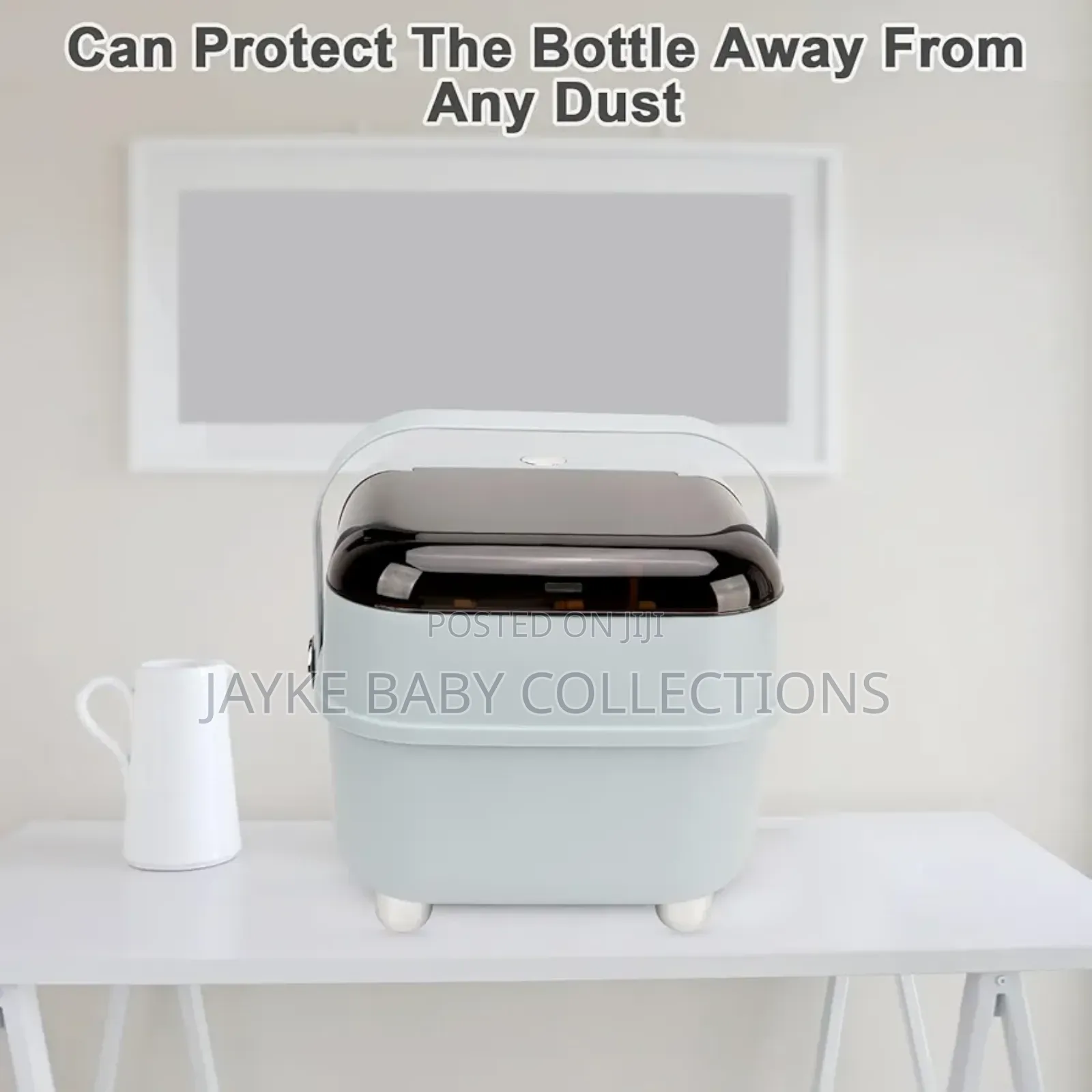 Clean Baby Bottles? Portable Bottle Drying Rack Storage Box