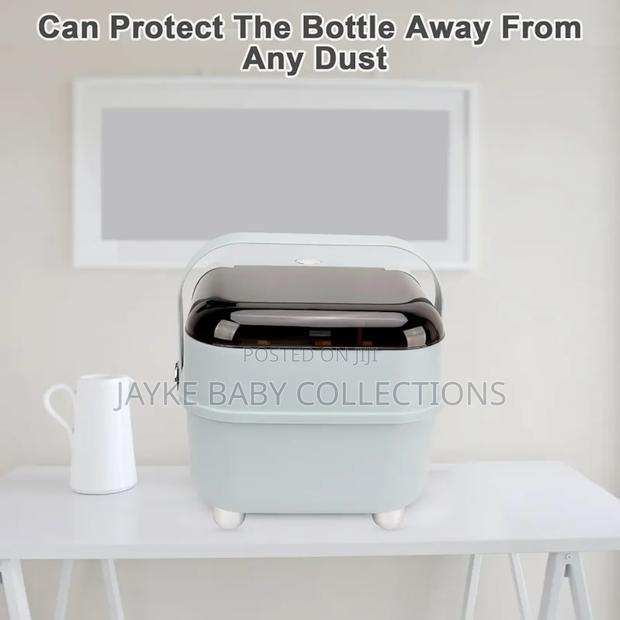 Clean Baby Bottles? Portable Bottle Drying Rack Storage Box - thumbnail 4