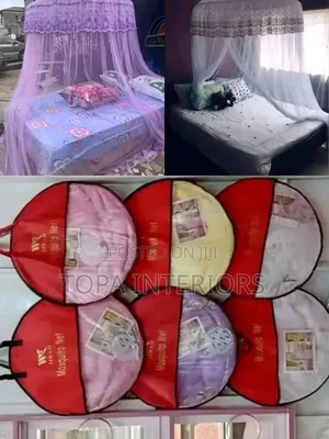 6x6 Mosquito Net With a Round Top Ring