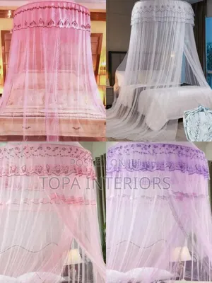 Free Size Round Ring Mosquito Net With a Ceiling Hook