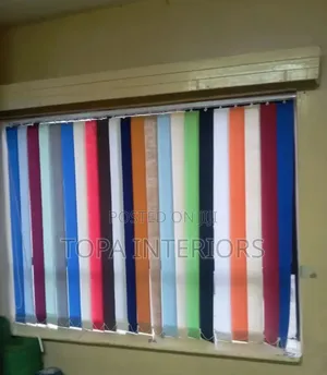 Beautiful Vertical Office Curtains for Office Light Management