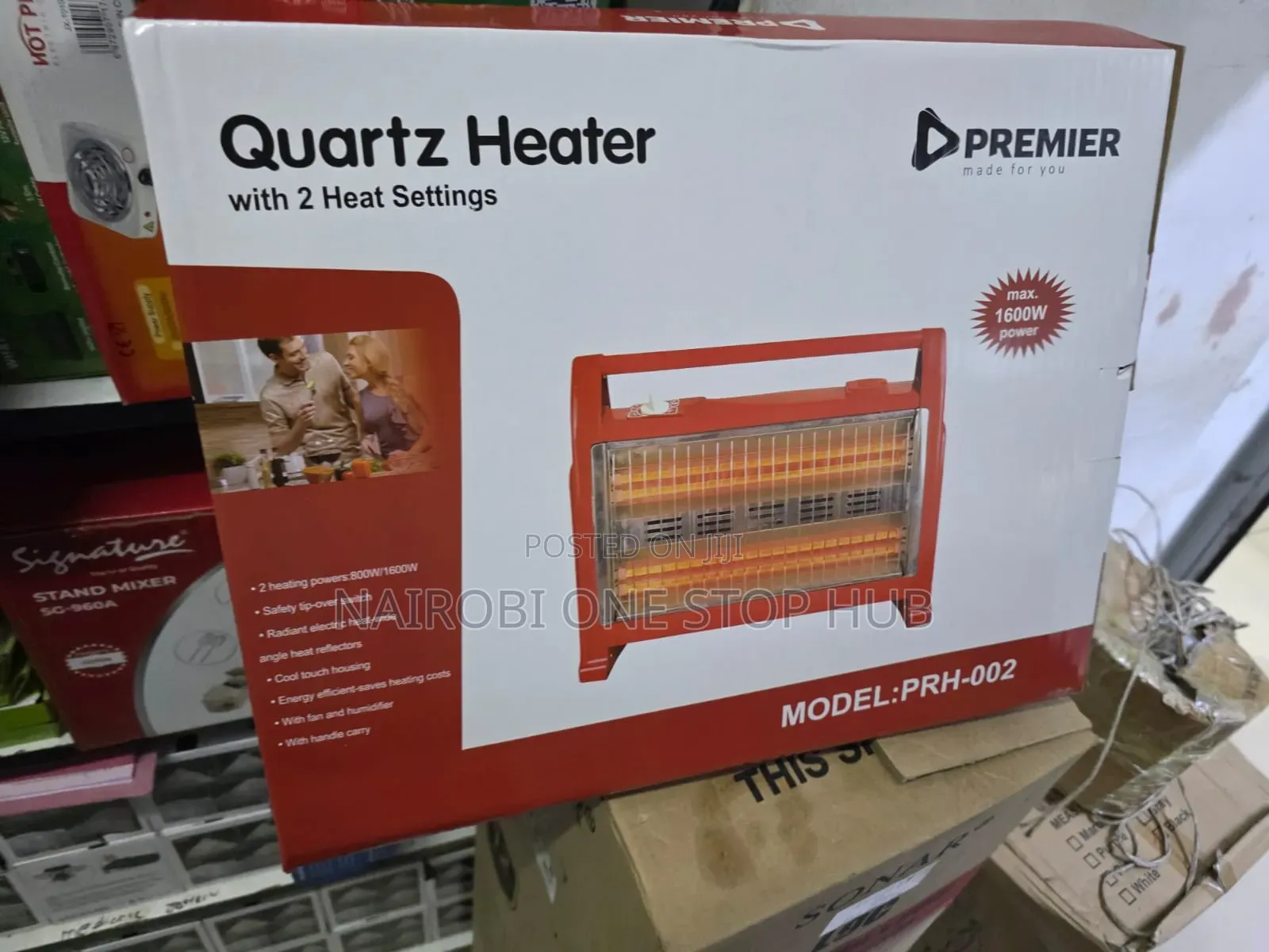 Quartz Room Heater 2 Way Setting