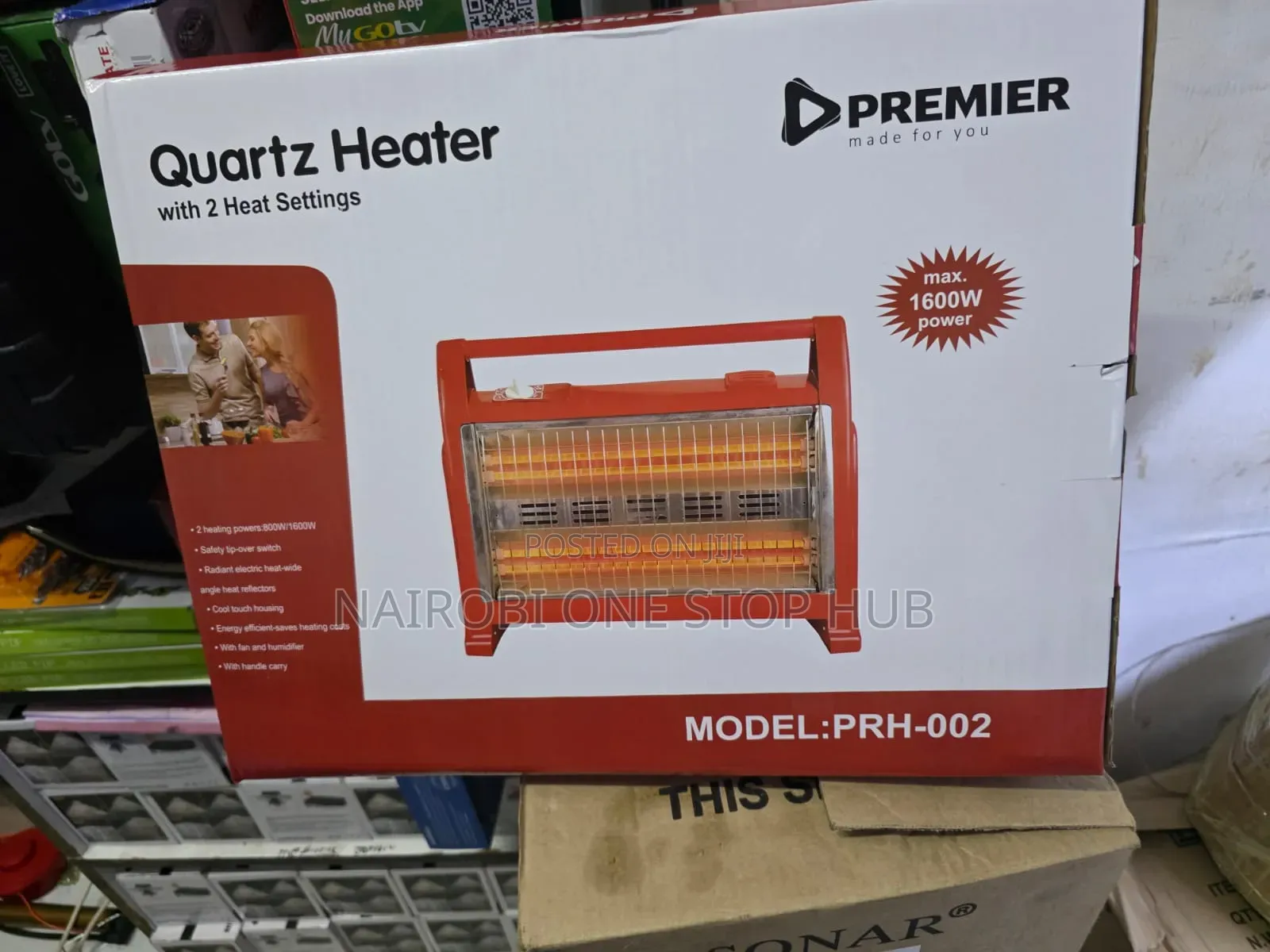 Quartz Room Heater 2 Way Setting